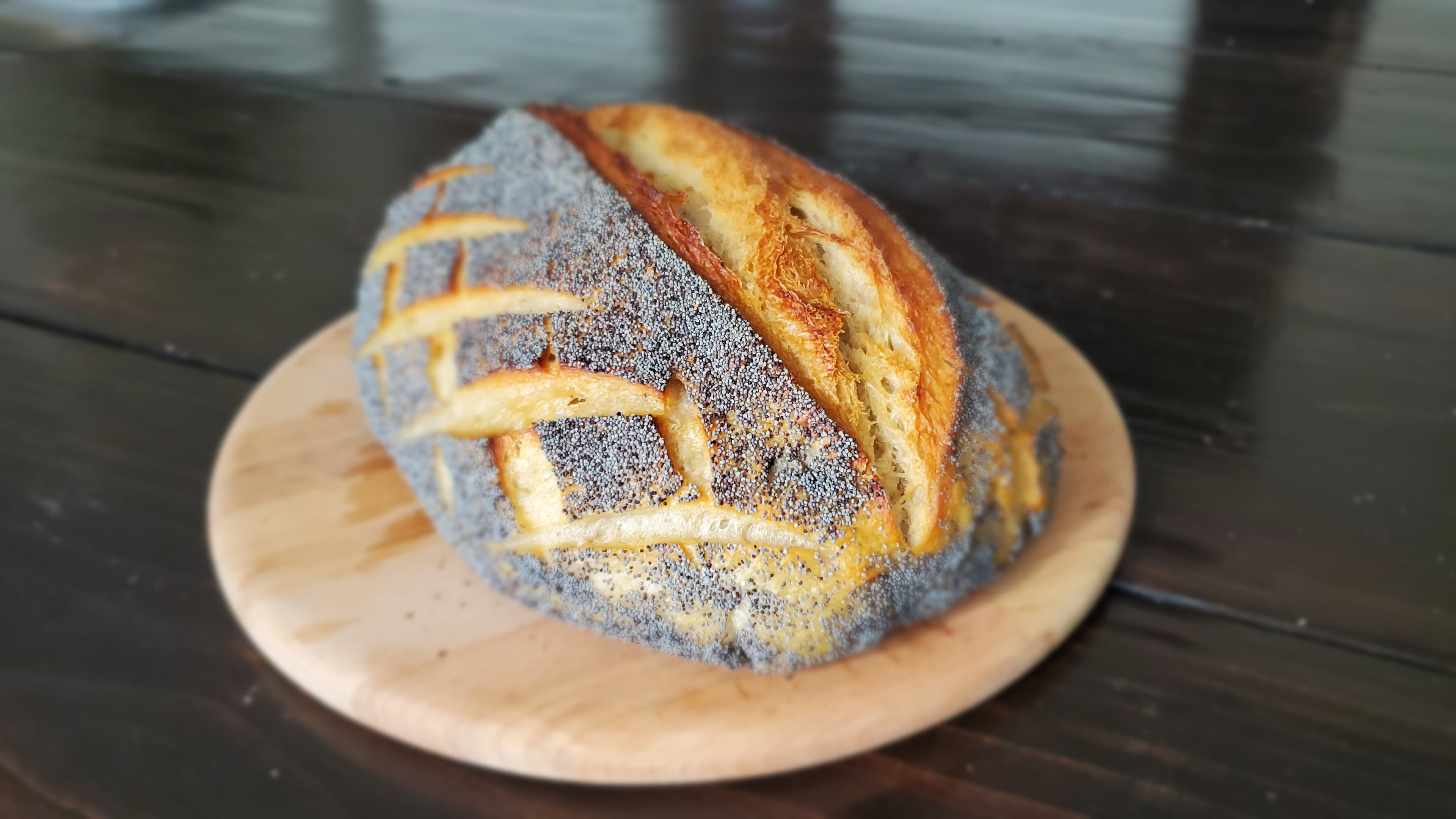 Sourdough Bread with Poppy Seeds